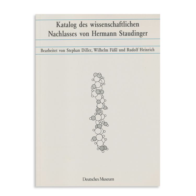 Produktbild: Katalog des wissenschaftlichen Nachlasses von Hermann Staudinger