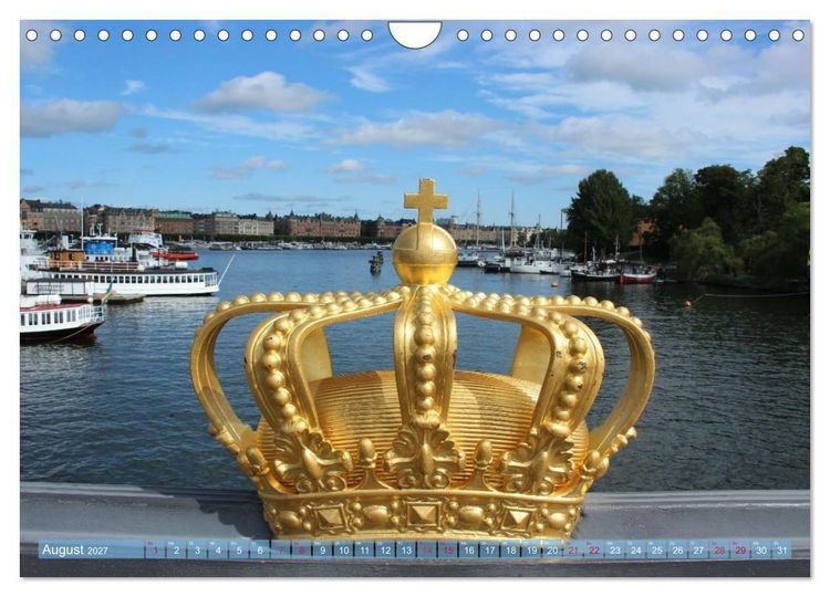 Produktbild: Verzaubertes Schweden (Wandkalender 2027 DIN A4 quer), CALVENDO Monatskalender