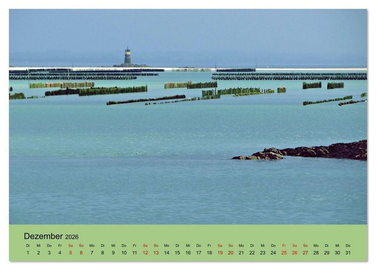 Produktbild: Chausey Inseln Magischer Insel - Archipel Frankreich (Wandkalender 2026 DIN A3 quer), CALVENDO Monatskalender