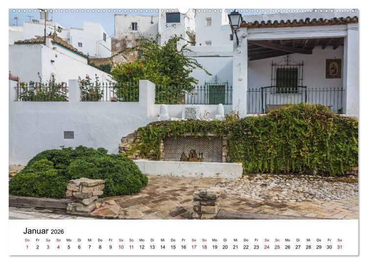 Produktbild: Conil de la Frontera - Ein traumhaftes andalusisches Dorf am Atlantik (Wandkalender 2026 DIN A2 quer), CALVENDO Monatskalender