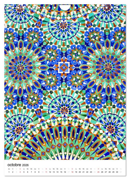 Produktbild: Couleurs MAROC (Calendrier mural 2026 DIN A4 horizontal), CALVENDO calendrier mensuel