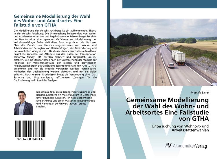Produktbild: Gemeinsame Modellierung der Wahl des Wohn- und Arbeitsortes Eine Fallstudie von GTHA