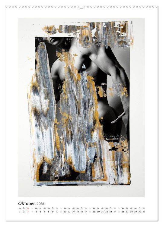 Produktbild: Overpainted ... M&auml;nner (Wandkalender 2026 DIN A2 hoch), CALVENDO Monatskalender