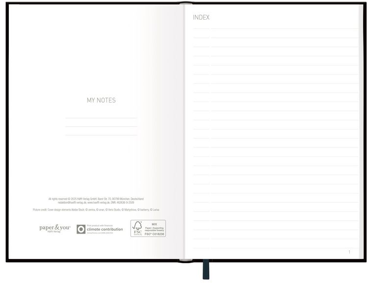 Produktbild: paper&you Notizbuch liniert A5+