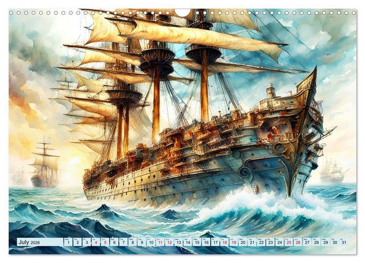 Produktbild: Sail of eternity (Wall Calendar 2026 DIN A3 landscape), CALVENDO 12 Month Wall Calendar