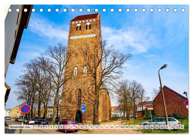 Produktbild: Parchim Impressionen (Tischkalender 2026 DIN A5 quer), CALVENDO Monatskalender