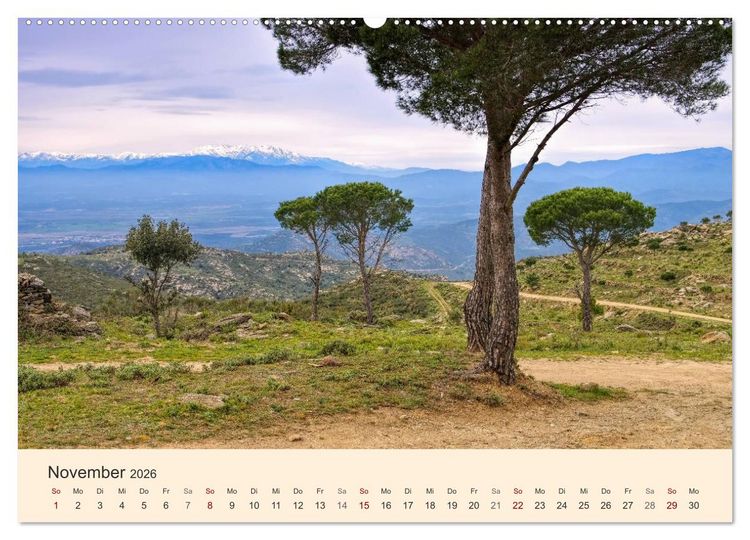 Produktbild: Cote Vermeille - Wo die Pyren&auml;en das Meer k&uuml;ssen (Wandkalender 2026 DIN A2 quer), CALVENDO Monatskalender