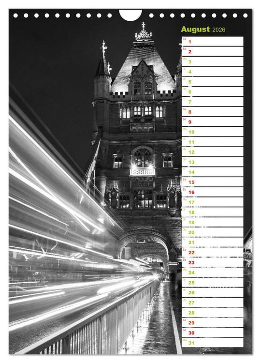 Produktbild: Big City London (Wandkalender 2026 DIN A4 hoch), CALVENDO Monatskalender