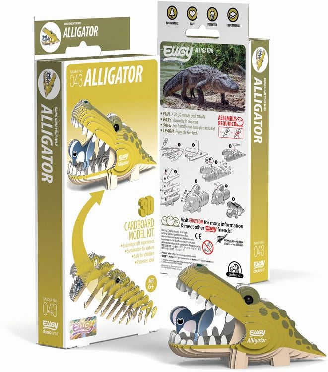 Produktbild: EUGY - 3D Bastelset Alligator