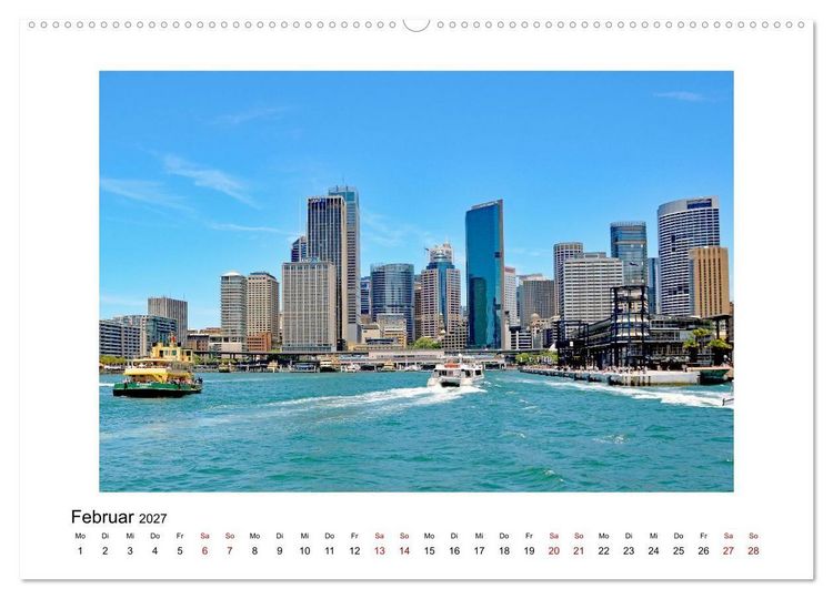 Produktbild: Sydney - beeindruckende Metropole (Wandkalender 2027 DIN A2 quer), CALVENDO Monatskalender
