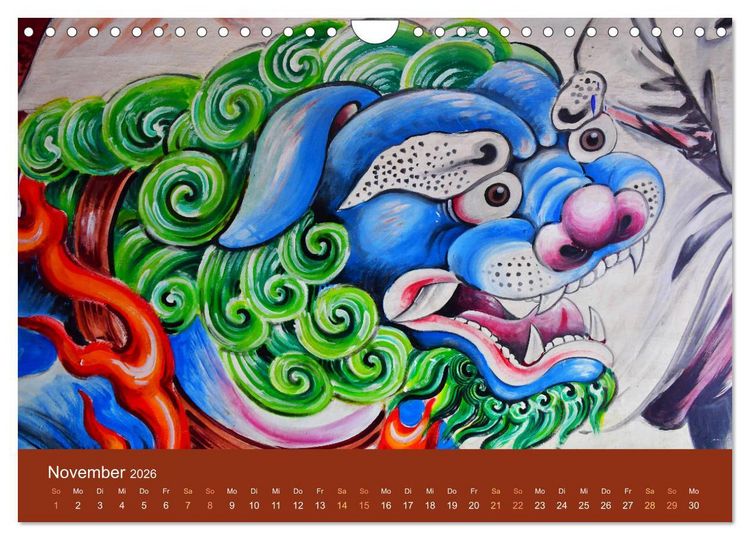 Produktbild: Buddhistische G&ouml;tter, G&ouml;tzen und D&auml;monen (Wandkalender 2026 DIN A4 quer), CALVENDO Monatskalender