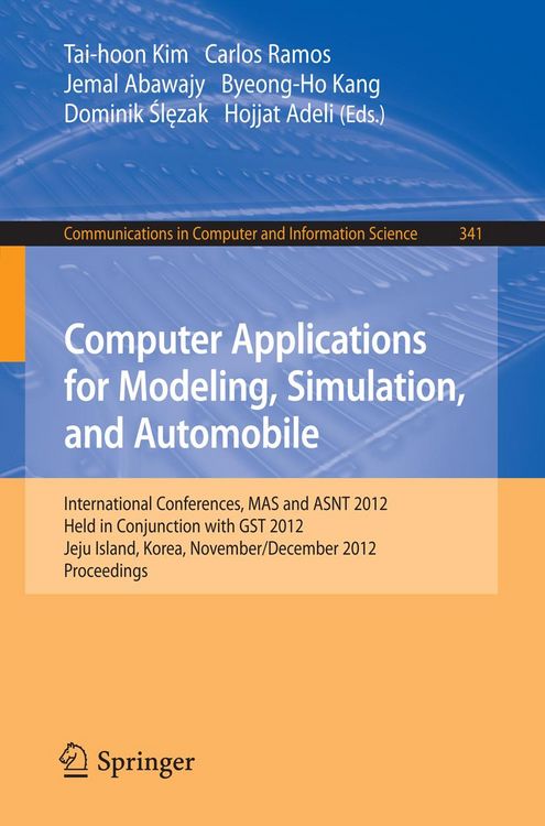 Produktbild: Computer Applications for Modeling, Simulation, and Automobile
