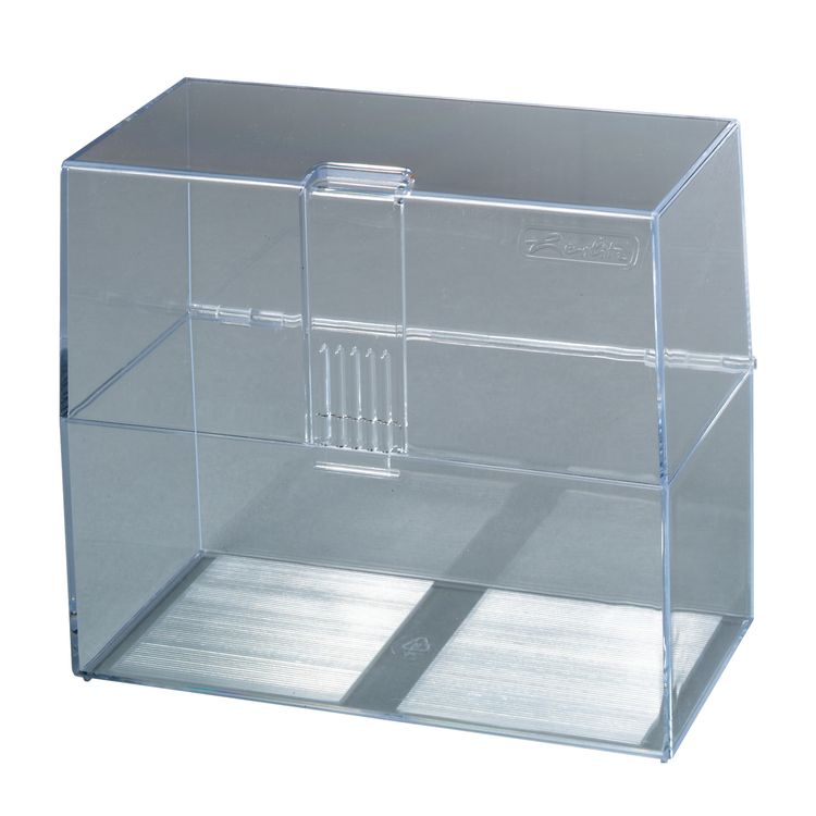 Produktbild: Herlitz Karteikasten A6 leer transparent