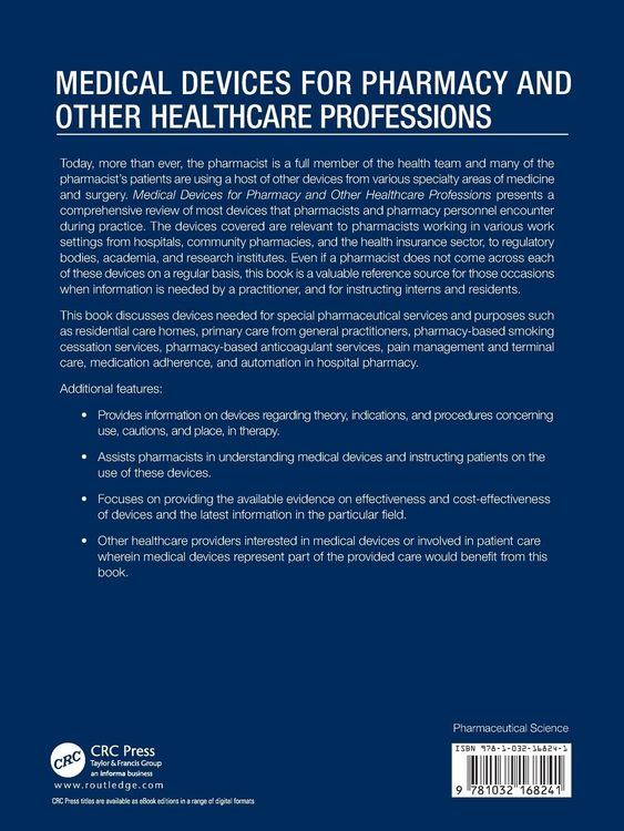Produktbild: Medical Devices for Pharmacy and Other Healthcare Professions