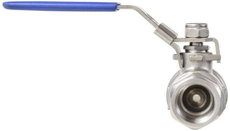 Produktbild: TRU COMPONENTS TC-2PC-DN15-316 TC-12770348 Standard-Kugelhahn Innengewinde: G1/2" 64 bar (max) 1 St.