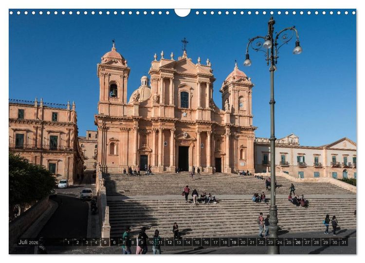 Produktbild: Sizilien &ndash; Landschaft und Architektur (Wandkalender 2026 DIN A3 quer), CALVENDO Monatskalender