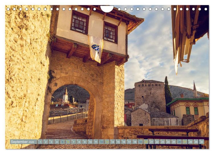 Produktbild: Die Altstadt von Mostar (Wandkalender 2026 DIN A4 quer), CALVENDO Monatskalender
