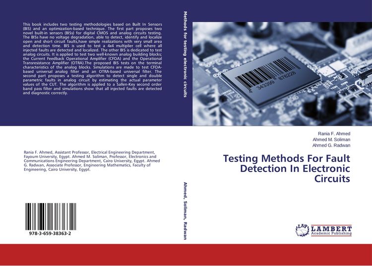 Produktbild: Testing Methods For Fault Detection In Electronic Circuits