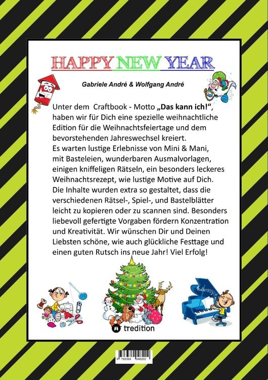 Produktbild: Craftbook - Jubil&auml;umsausgabe - Weihnachten - Wintersport mit Mini & Mani - Silvester - Kniffelige R&auml;tsel - Spiel