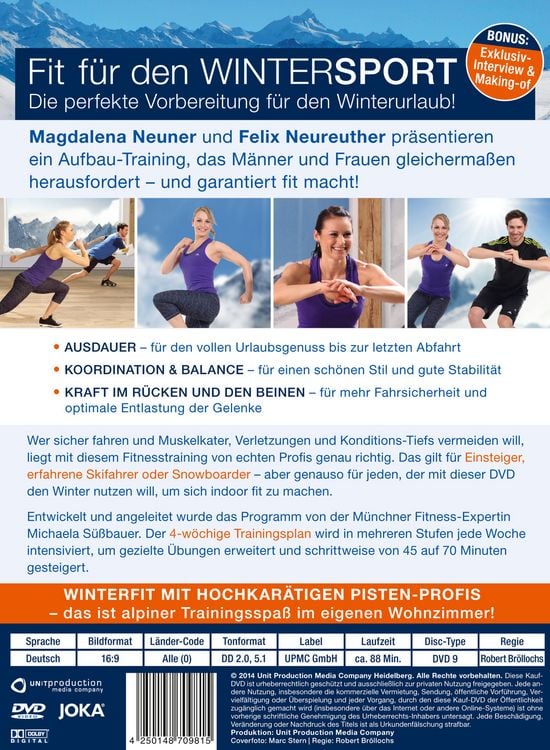 Produktbild: Fit f&uuml;r den Wintersport mit Magdalena Neuner und Felix Neureuther