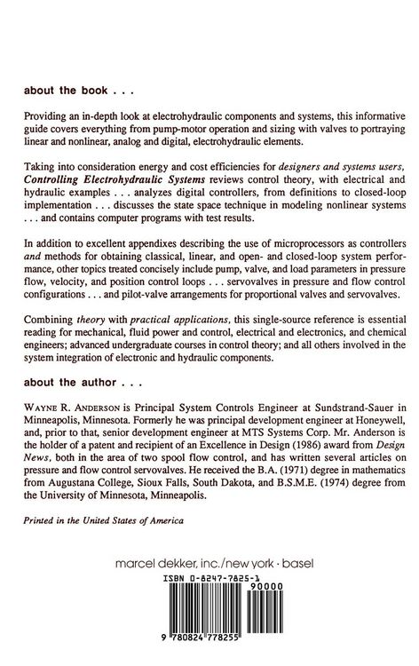Produktbild: Controlling Electrohydraulic Systems