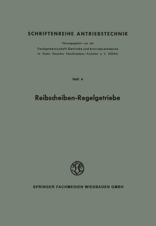 Produktbild: Reibscheiben-Regelgetriebe