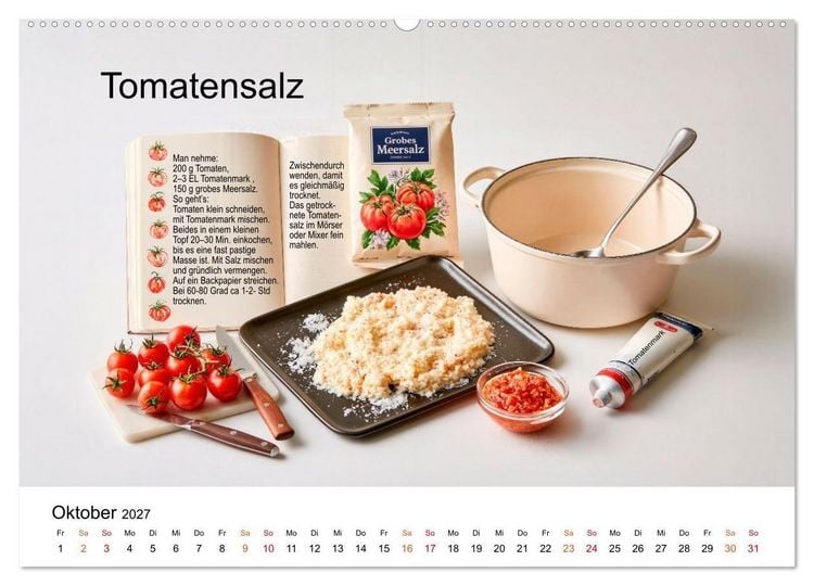 Produktbild: Tomatenzauber - frisch, w&uuml;rzig, selbst gemacht (Wandkalender 2027 DIN A2 quer), CALVENDO Monatskalender
