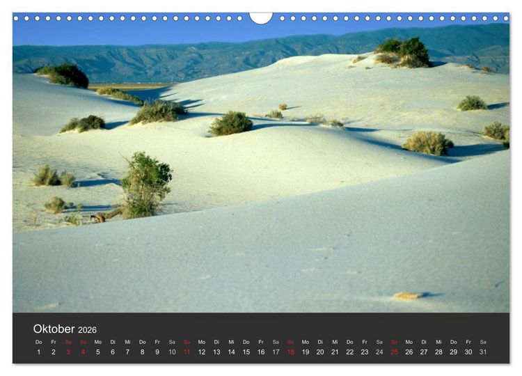 Produktbild: W&uuml;sten, wilde Sch&ouml;nheiten (Wandkalender 2026 DIN A3 quer), CALVENDO Monatskalender