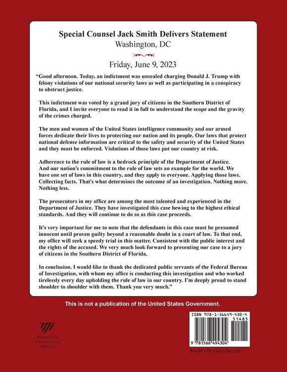 Produktbild: The United States of America v. Donald J. Trump and Waltine Nauta