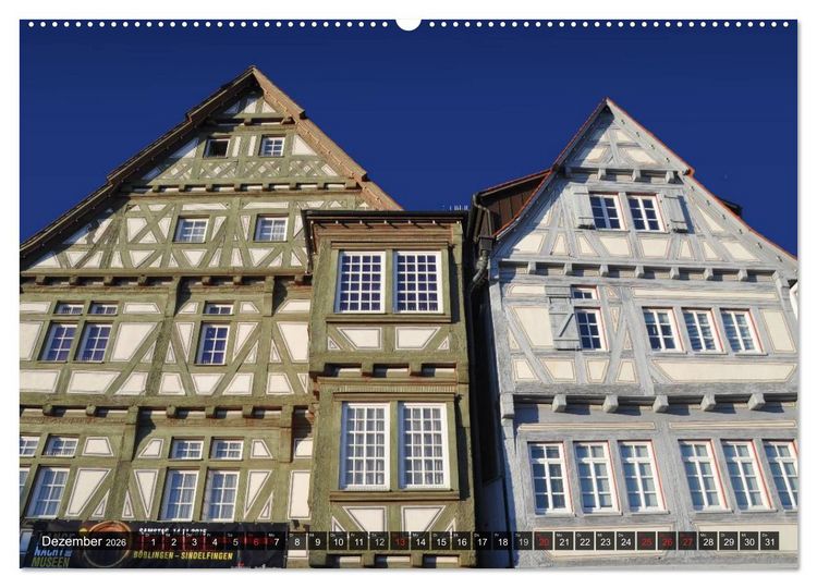 Produktbild: Spaziergang in B&ouml;blingen (hochwertiger Premium Wandkalender 2026 DIN A2 quer), Kunstdruck in Hochglanz
