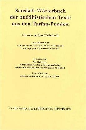 Produktbild: Sanskrit-W&ouml;rterbuch der buddhistischen Texte aus den Turfan-Funden. Lieferung 8