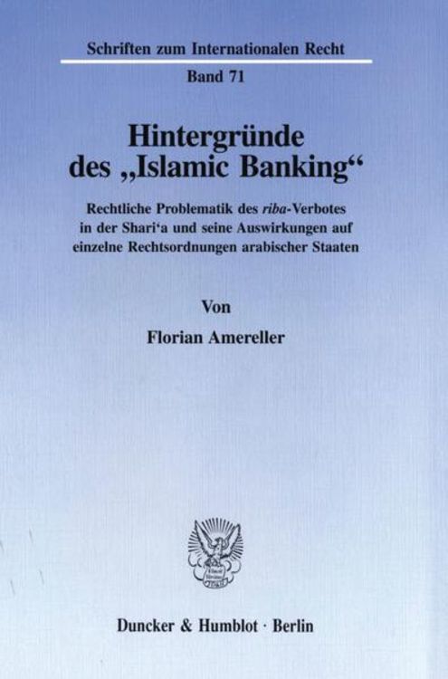 Produktbild: Hintergr&uuml;nde des "Islamic Banking".