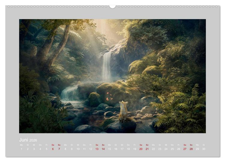 Produktbild: Wald der M&auml;rchen (hochwertiger Premium Wandkalender 2026 DIN A2 quer), Kunstdruck in Hochglanz