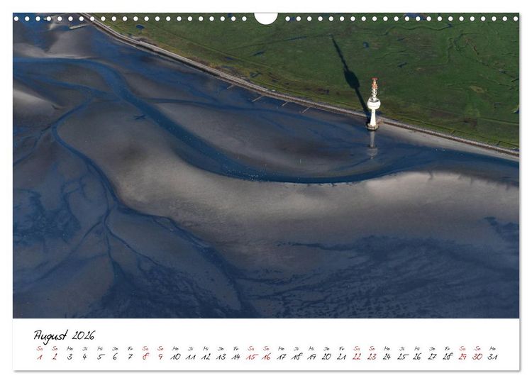 Produktbild: Naturpark Wattenmeer und Helgoland (Wandkalender 2026 DIN A3 quer), CALVENDO Monatskalender