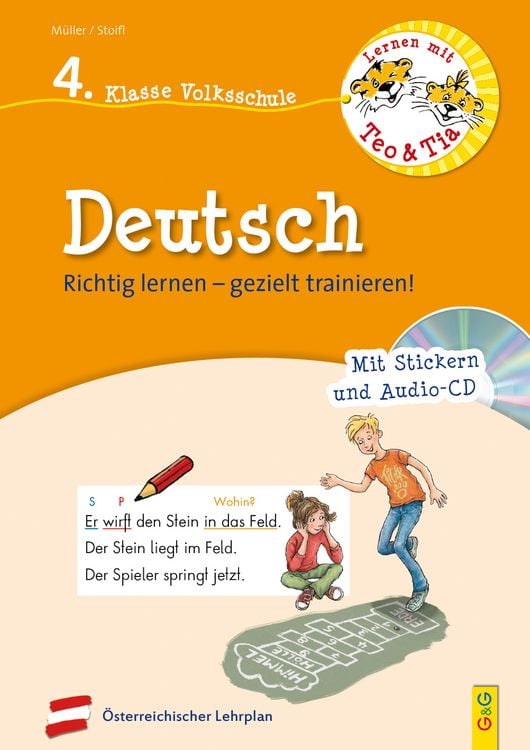 Produktbild: Lernen mit Teo und Tia Deutsch &ndash; 4. Klasse Volksschule mit CD