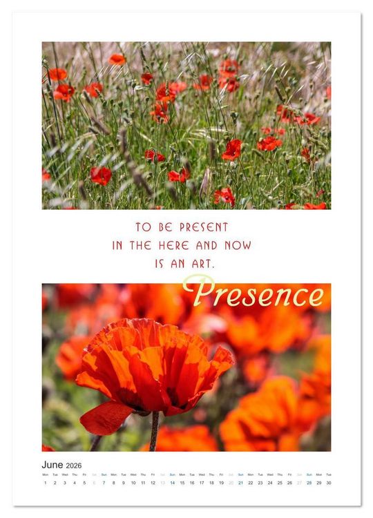 Produktbild: Inspiration for your Journey (High Quality Premium Wall Calendar 2026 DIN A2 portrait),CALVENDO 12 Month Wall Calendar