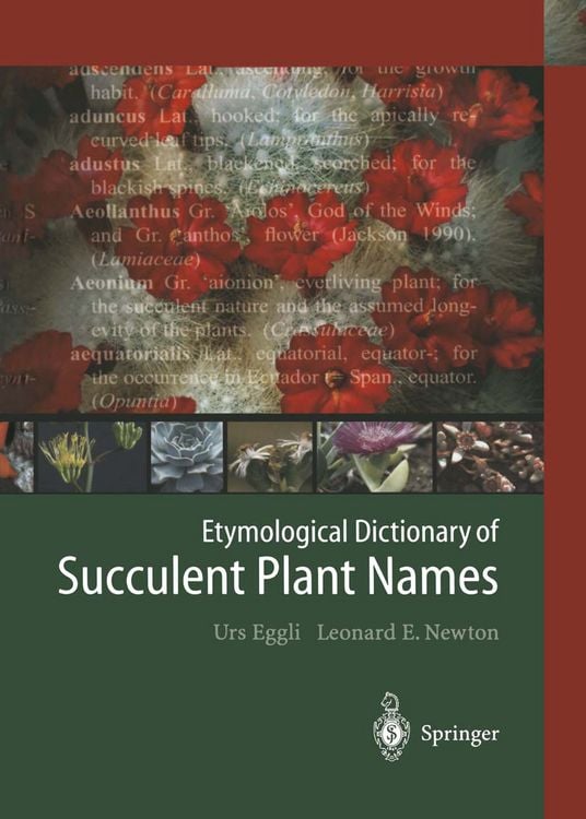 Produktbild: Etymological Dictionary of Succulent Plant Names