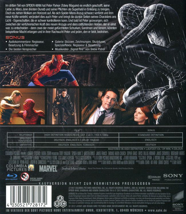 Produktbild: Spider-Man 3