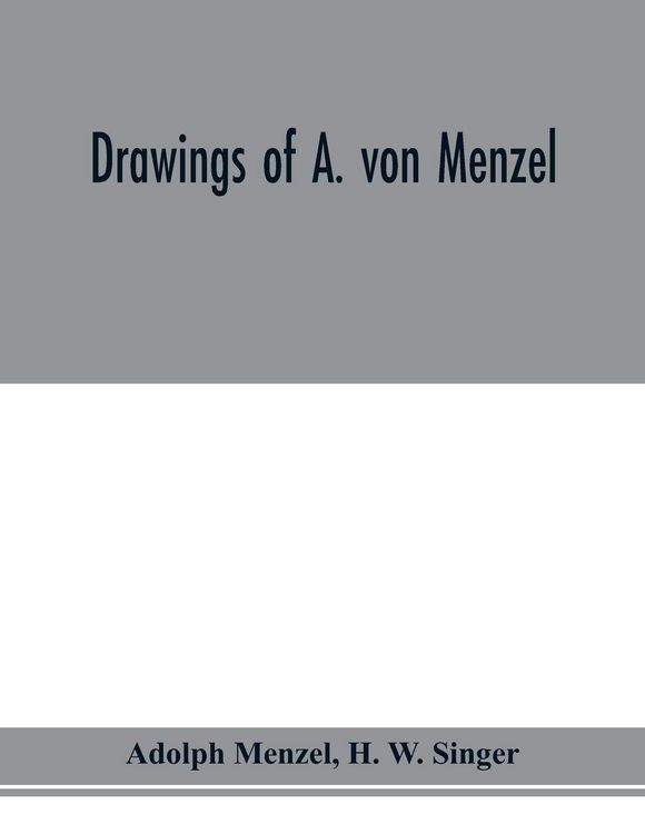 Produktbild: Drawings of A. von Menzel