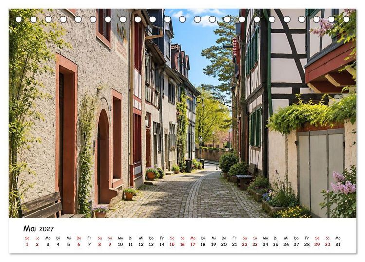 Produktbild: Gelnhausen Stadt (Tischkalender 2027 DIN A5 quer), CALVENDO Monatskalender