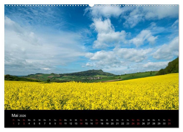 Produktbild: Vulkanlandschaft Hegau 2026 (hochwertiger Premium Wandkalender 2026 DIN A2 quer), Kunstdruck in Hochglanz