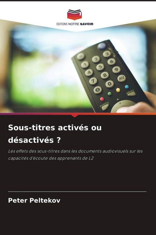 Produktbild: Sous-titres activ&eacute;s ou d&eacute;sactiv&eacute;s ?