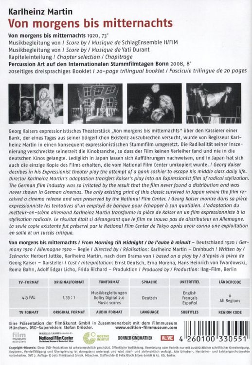 Produktbild: Von morgens bis mitternachts - Edition Filmmusem