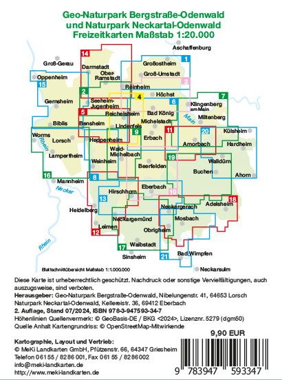 Produktbild: Blatt 1, Bachgau-Maintal