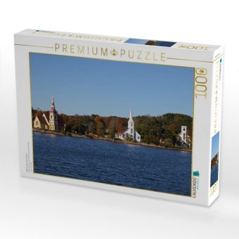 Produktbild: CALVENDO Puzzle Mahone Bay, Nova Scotia | 1000 Teile Lege-Gr&ouml;&szlig;e 64x48cm Foto-Puzzle f&uuml;r gl&uuml;ckliche Stunden