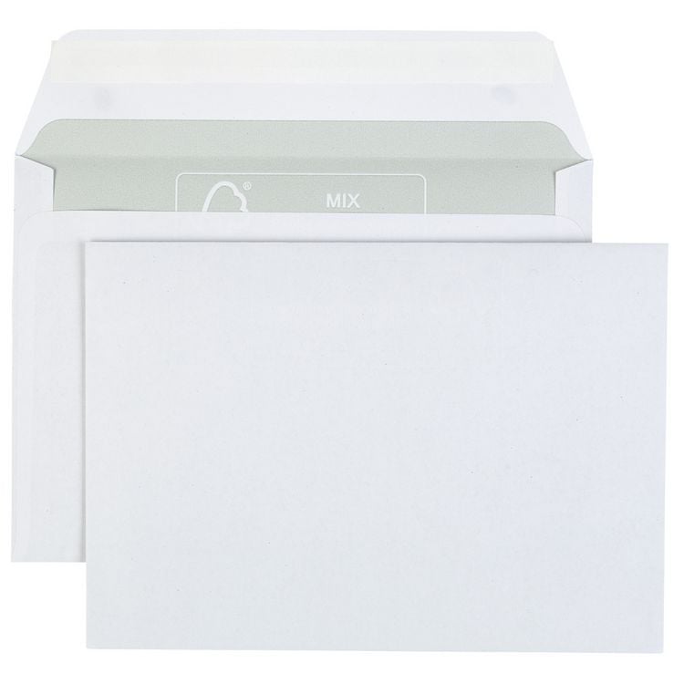 Produktbild: Idena Briefumschl&auml;ge 75g/m&sup2; haftklebend ohne Fenster wei&szlig; DIN C6 25 St&uuml;ck