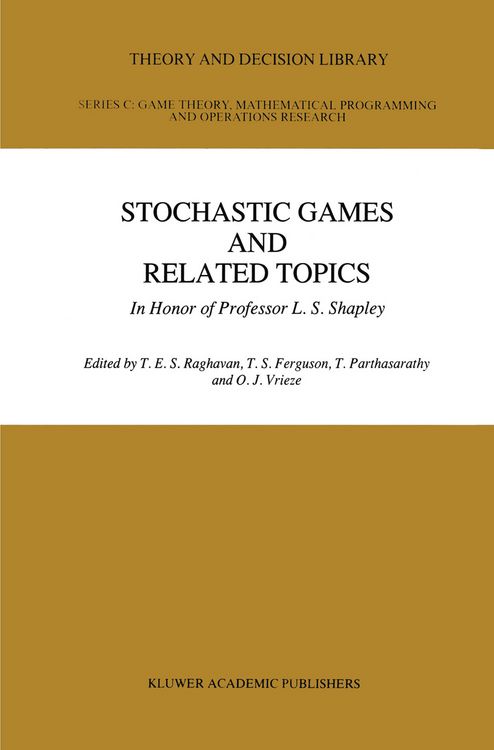 Produktbild: Stochastic Games And Related Topics