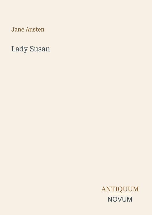 Produktbild: Lady Susan