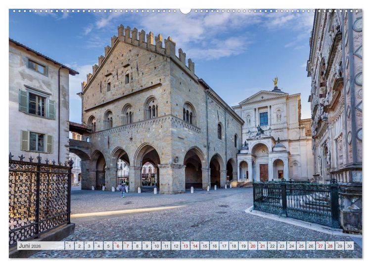 Produktbild: Bezauberndes Bergamo (hochwertiger Premium Wandkalender 2026 DIN A2 quer), Kunstdruck in Hochglanz