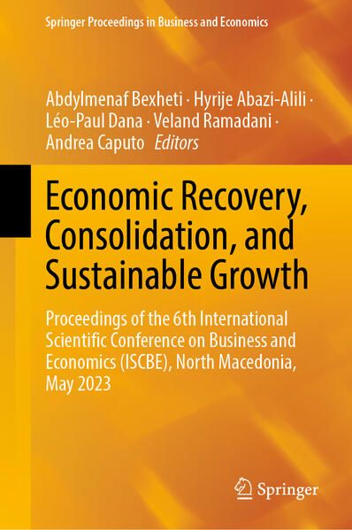 Produktbild: Economic Recovery, Consolidation, and Sustainable Growth